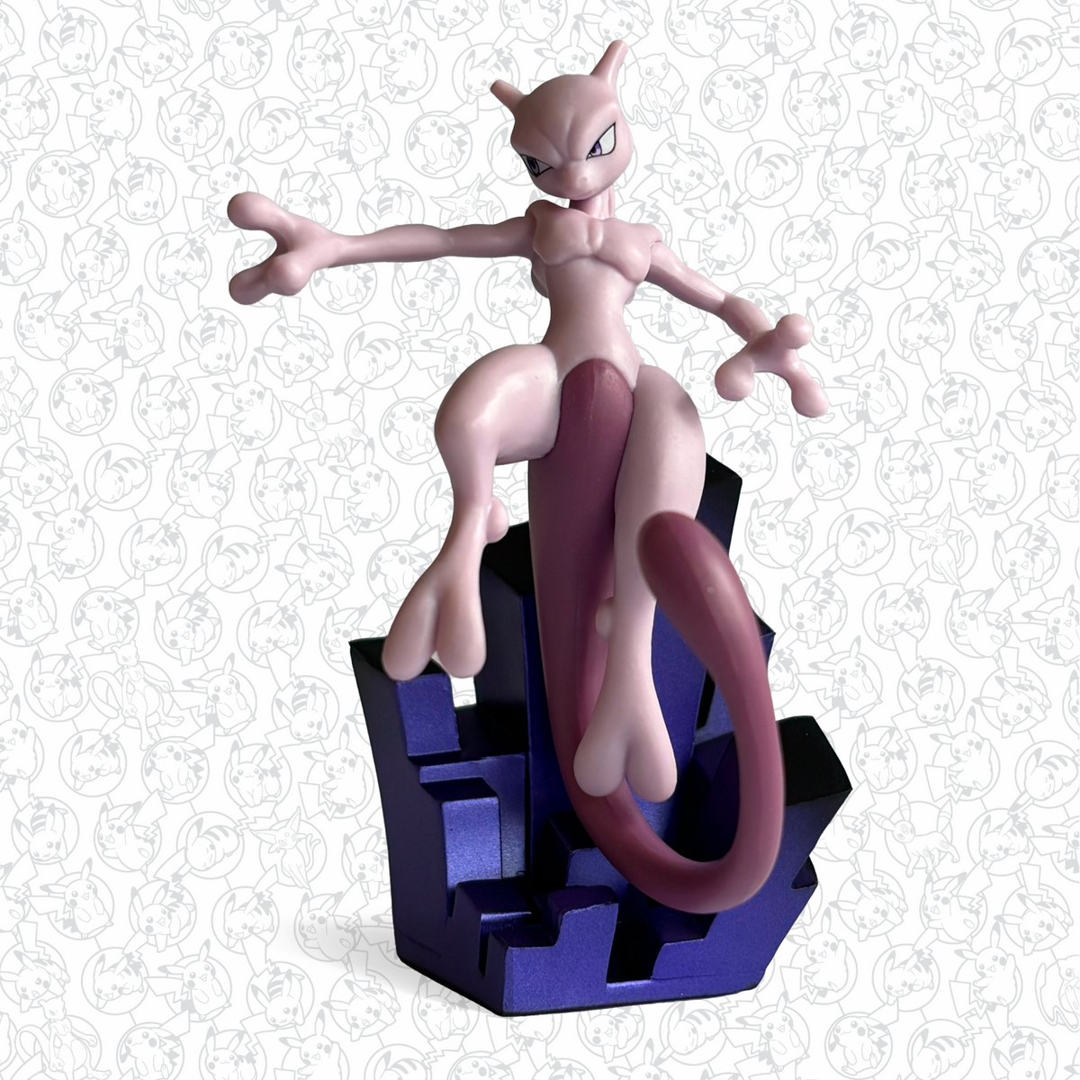 Pokémon TCG - 30° Anniversario - Collezione con Statuina Mewtwo, 1 carta promo Mewtwo, 1 carta gigante Mewtwo e 5 bustine (ITA)