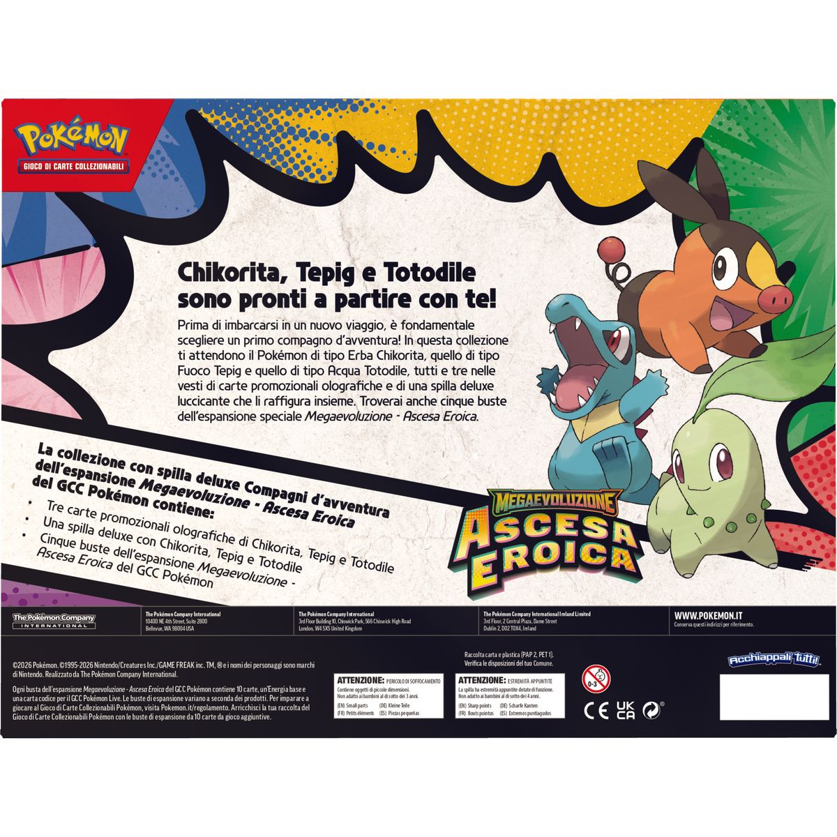 Pokémon - M2.5 Megaevoluzione Ascesa Eroica Collezione Con Spilla Deluxe