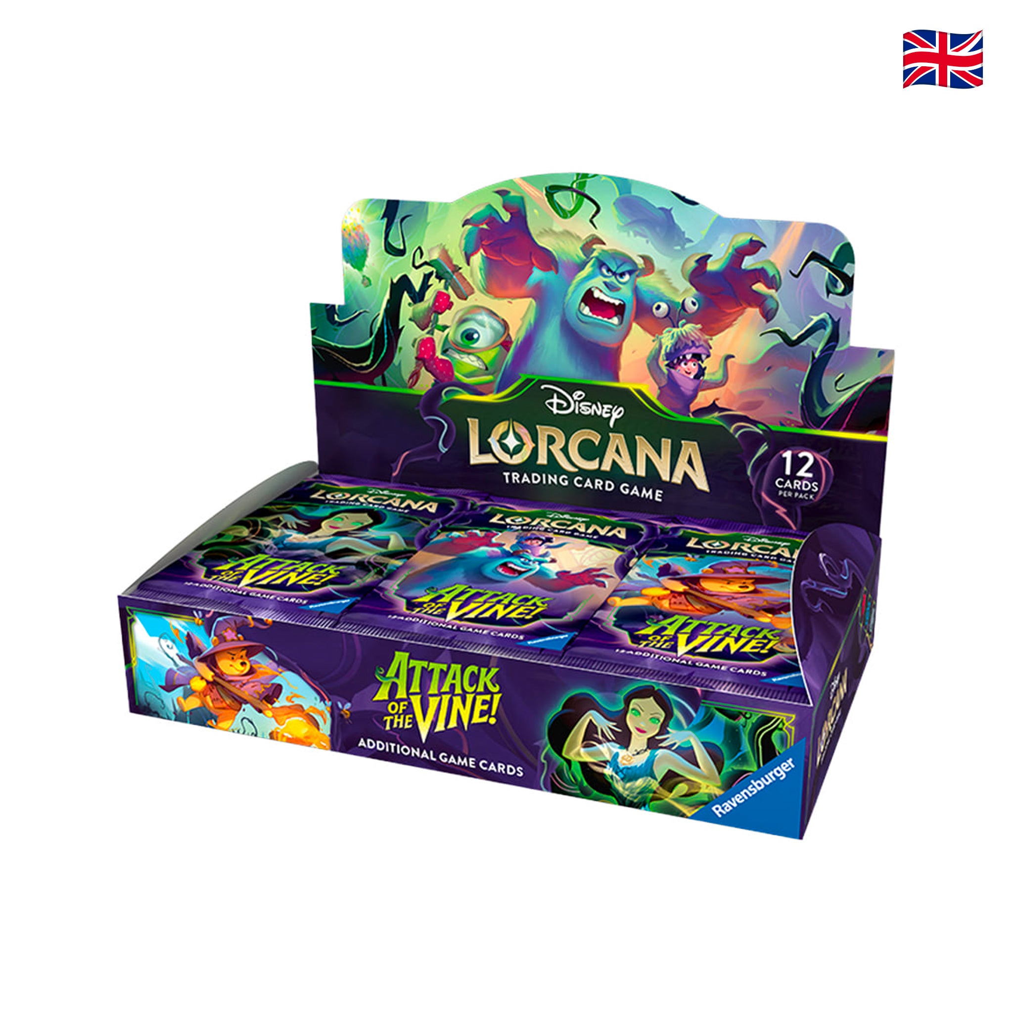 Disney Lorcana - Attack of the Vine - Booster Box da 24 Buste (ENG)