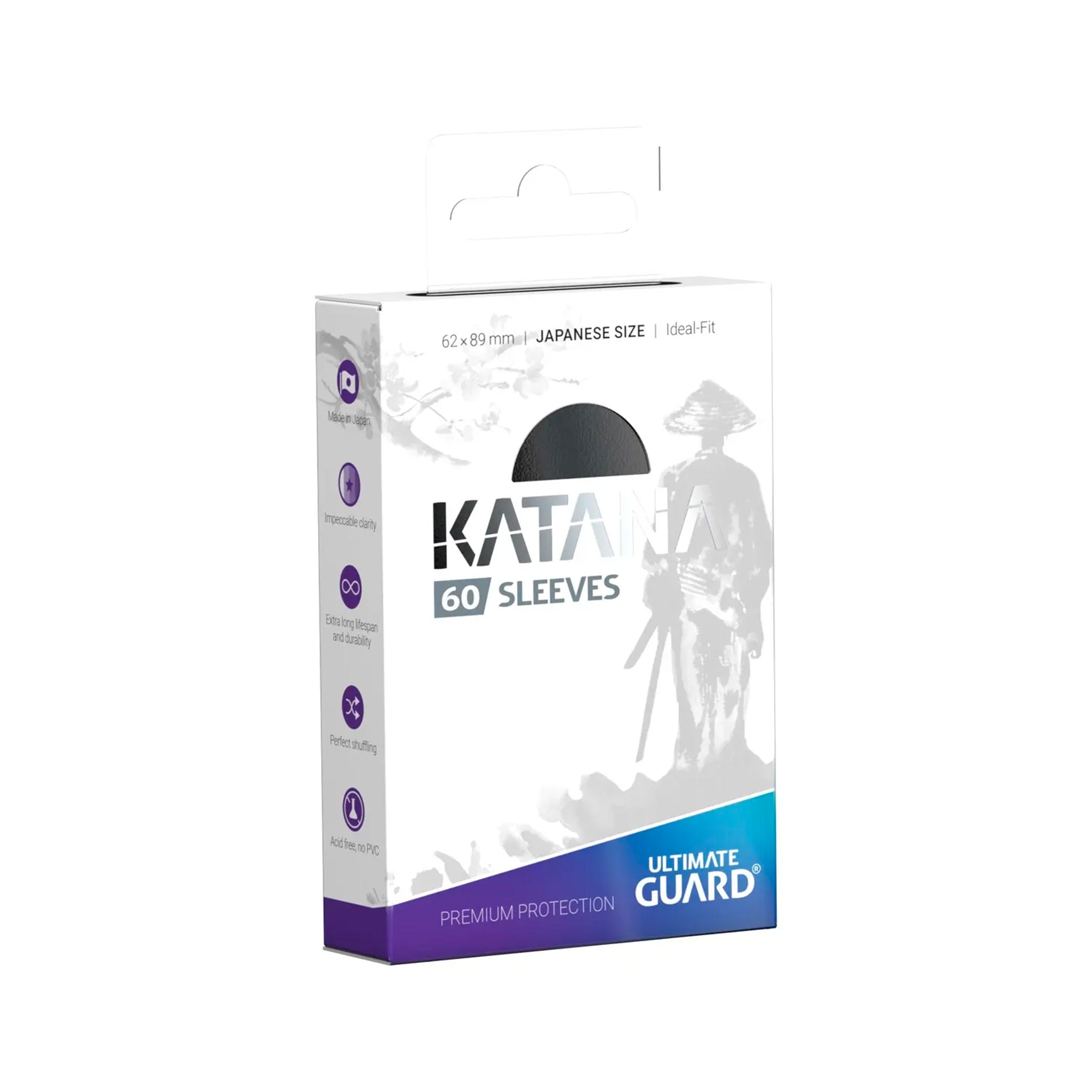 Katana Sleeves Japanese Size (60) - Ultimate Guard - Black