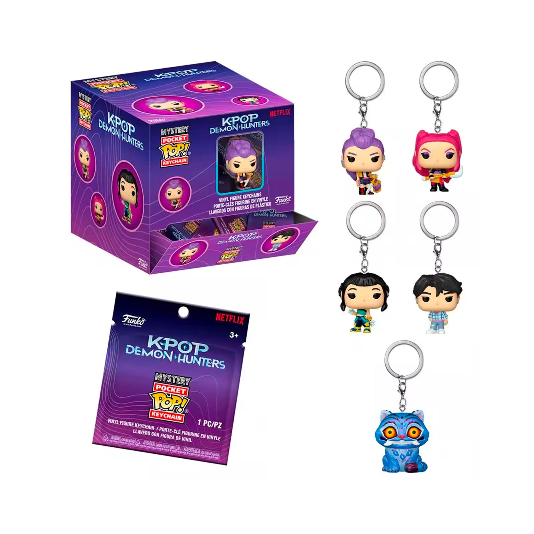 Portachiavi K-POP Demon Hunters - Mistery Pocket POP! Keychain - Funko POP!