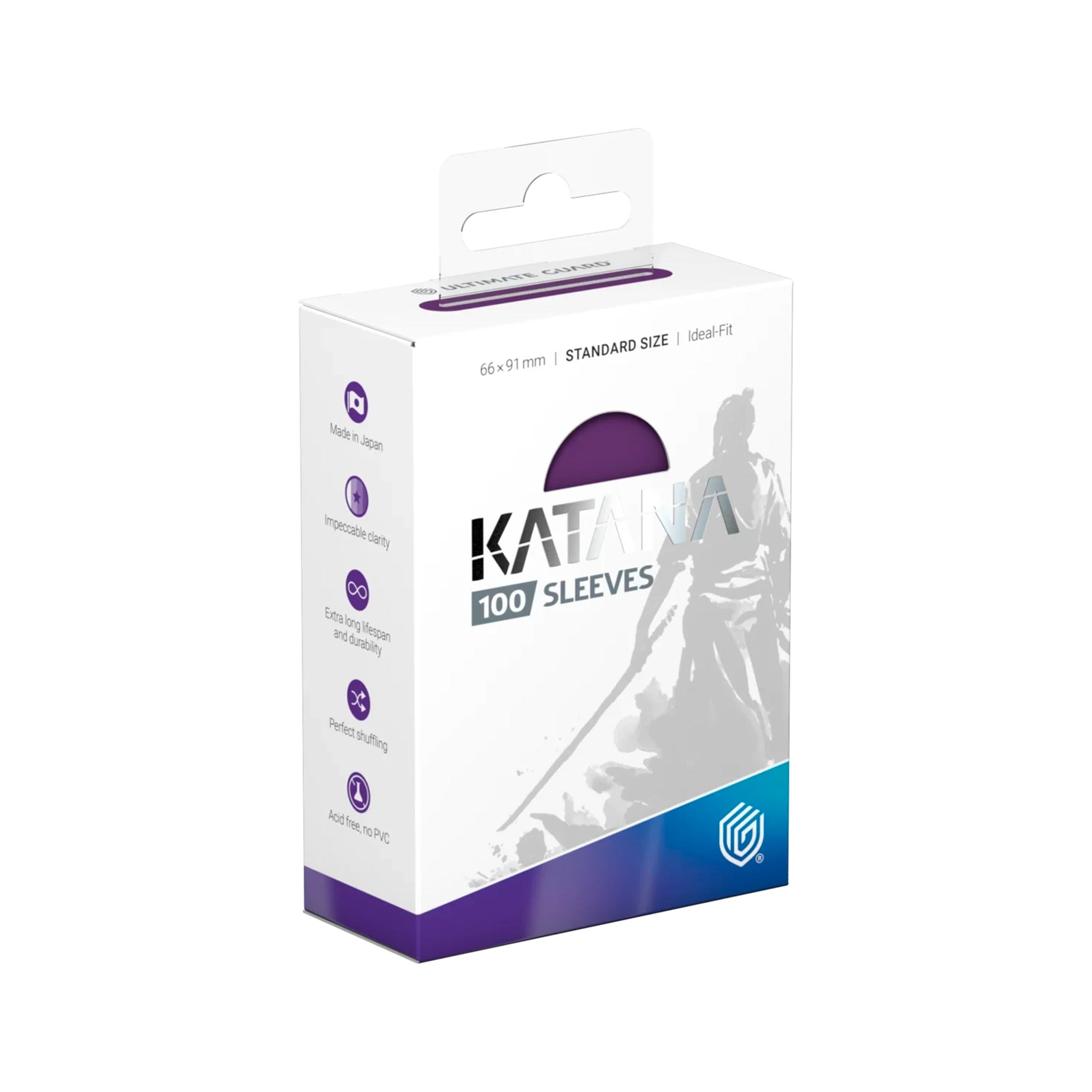 Katana Sleeves Standard Size (100) - Ultimate Guard - Iris Bloom