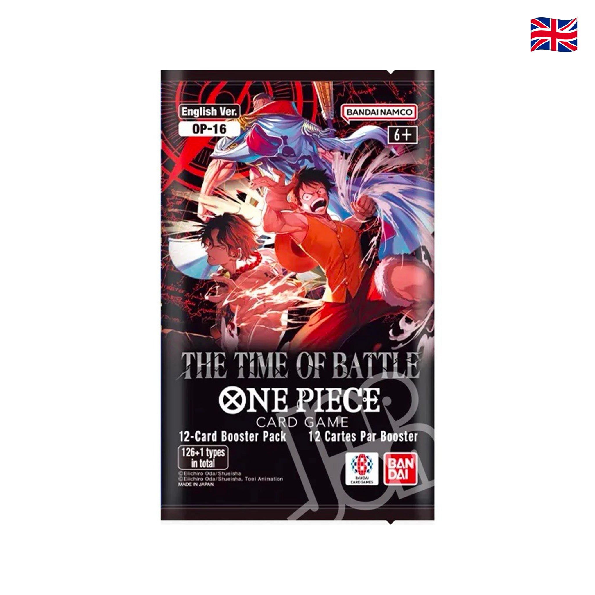 One Piece Card Game - OP-16 The Time of Battle - Booster da 12 carte (ENG)