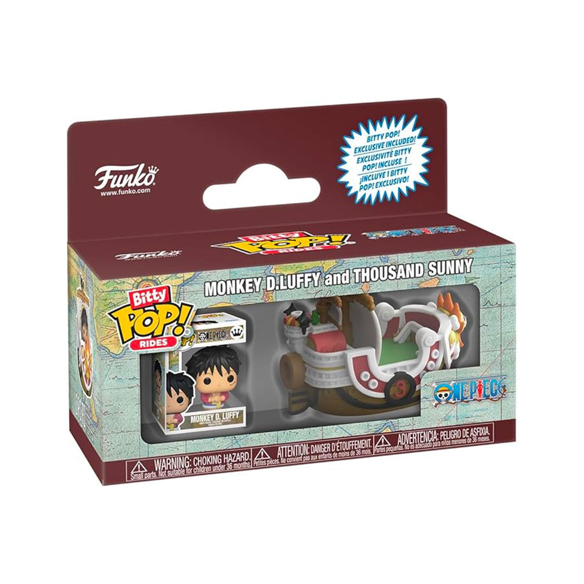 Bitty POP! - One Piece - Monkey D.Luffy and Thousand Sunny