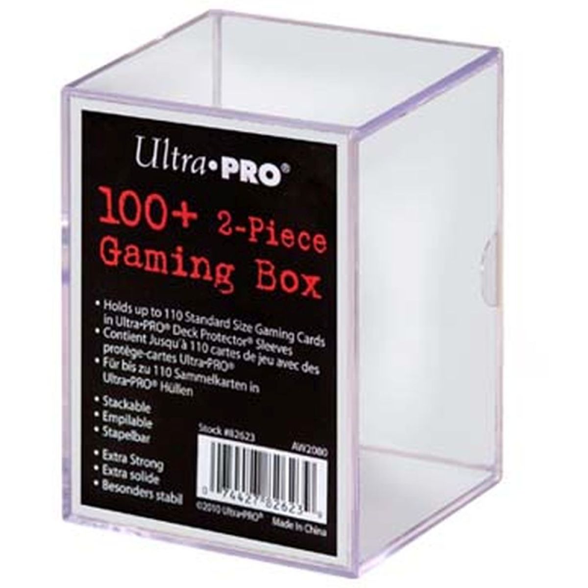 UP Scatola Carte 100+ Clear 2 Pezzi