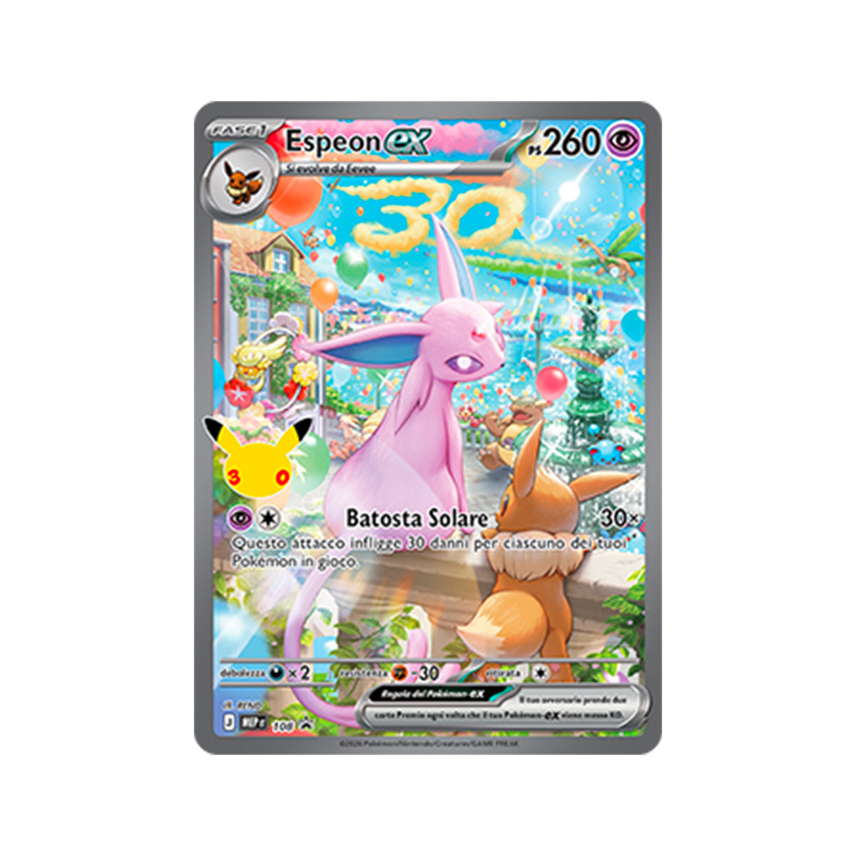 Pokémon TCG - 30° Anniversario - Collezione Ultra Premium "Giornata" con 30 bustine, carte promo e accessori (ITA)