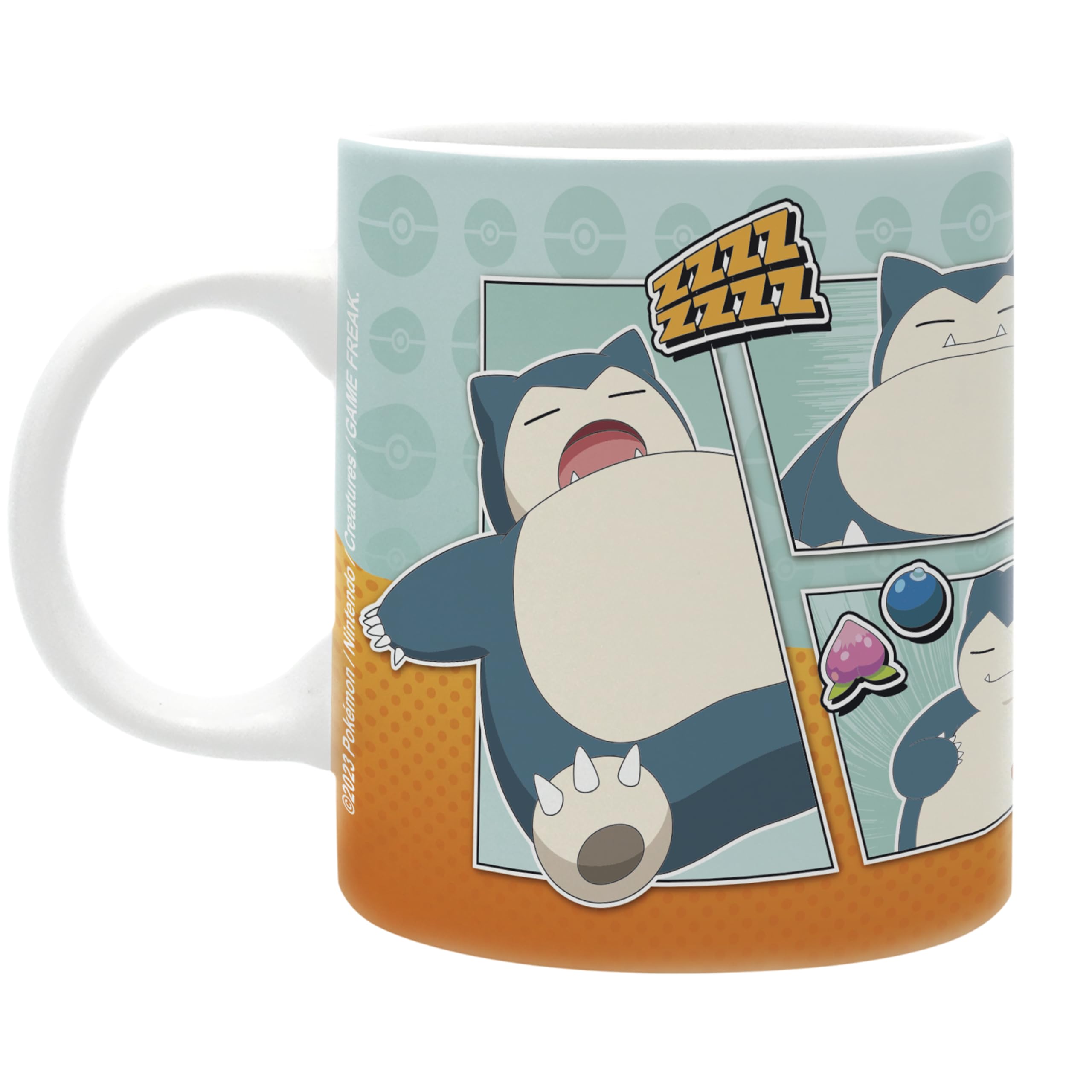Pokemon Tazza 320 Ml Snorlax Comic Strip Subli 