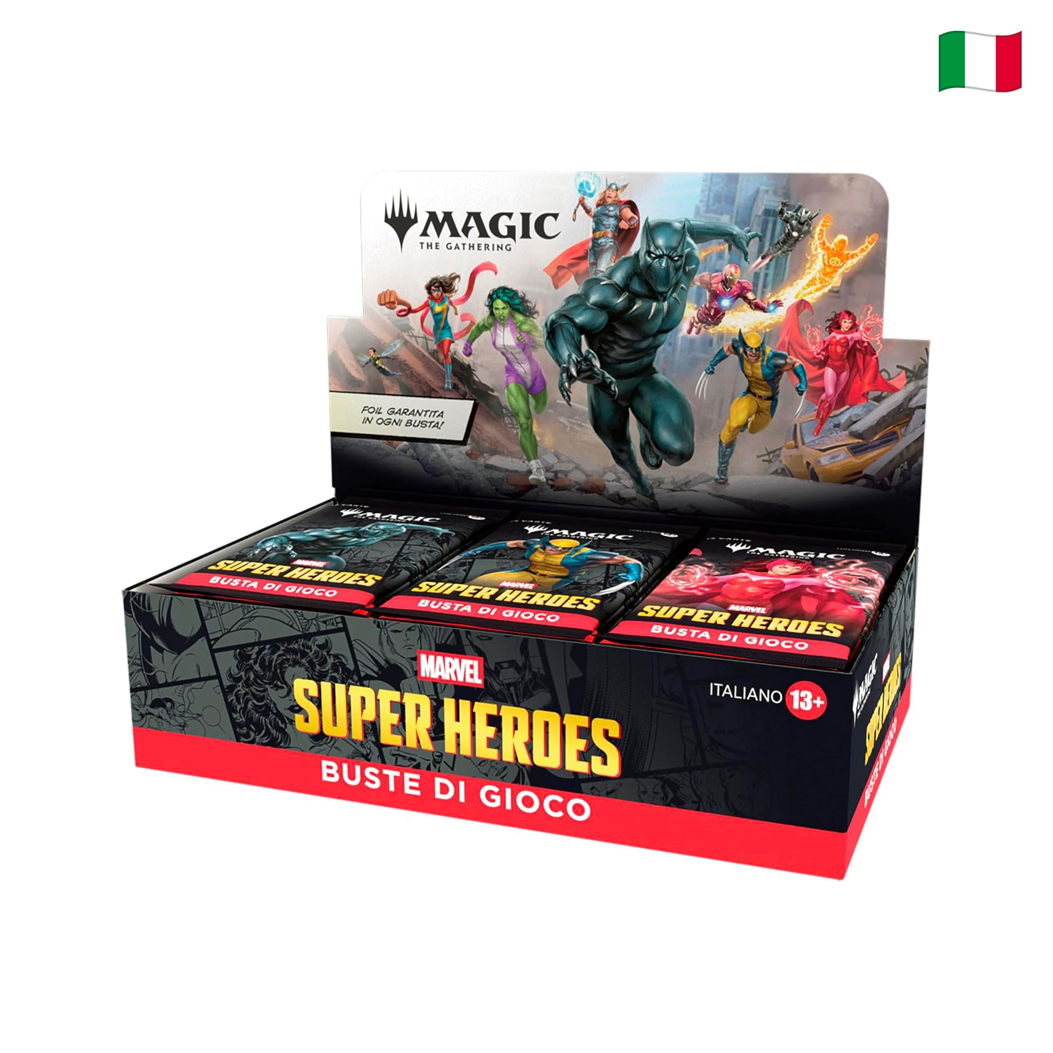 Magic: The Gathering - Marvel Super Heroes - Booster Display Box da 30 bustine (ITA)