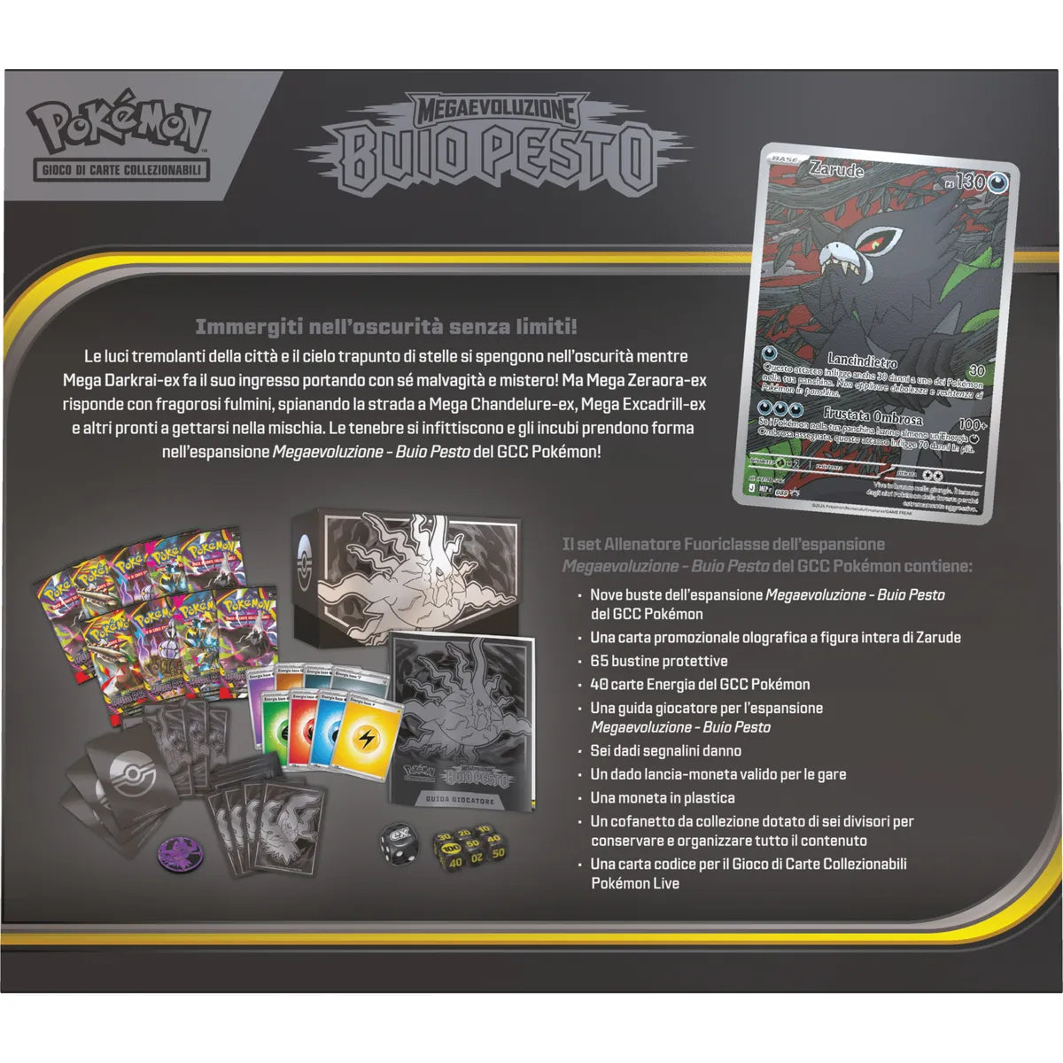 Pokémon TCG - Megaevoluzione Buio Pesto - Set Allenatore Fuoriclasse (ITA)