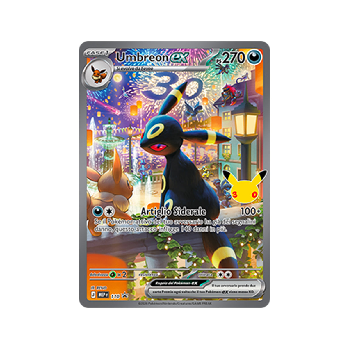 Pokémon TCG - 30° Anniversario - Collezione Ultra Premium "Serata" con 30 bustine, carte promo e accessori (ITA) (Copia)