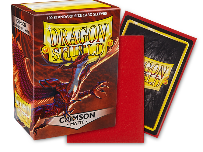 DS - Standard Sleeves: Crimson [Matte] (100 pz)