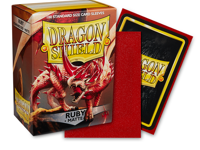 DS - Standard Sleeves: Ruby [Matte] (100 Sleeves)