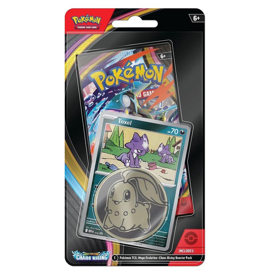 Pokémon TCG: ME04 Mega Evolution Chaos Rising Checklane Blister (Booster + Promo Card & Coin) (ENG)