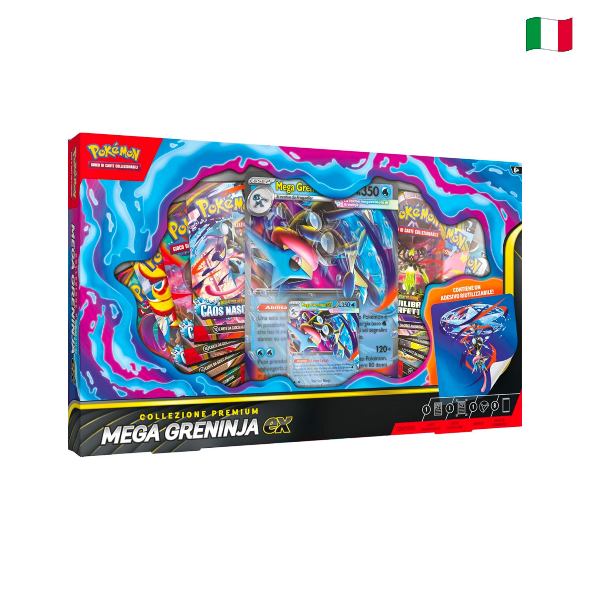 Pokémon TCG - Collezione Premium Mega Greninja‑ex (ITA)