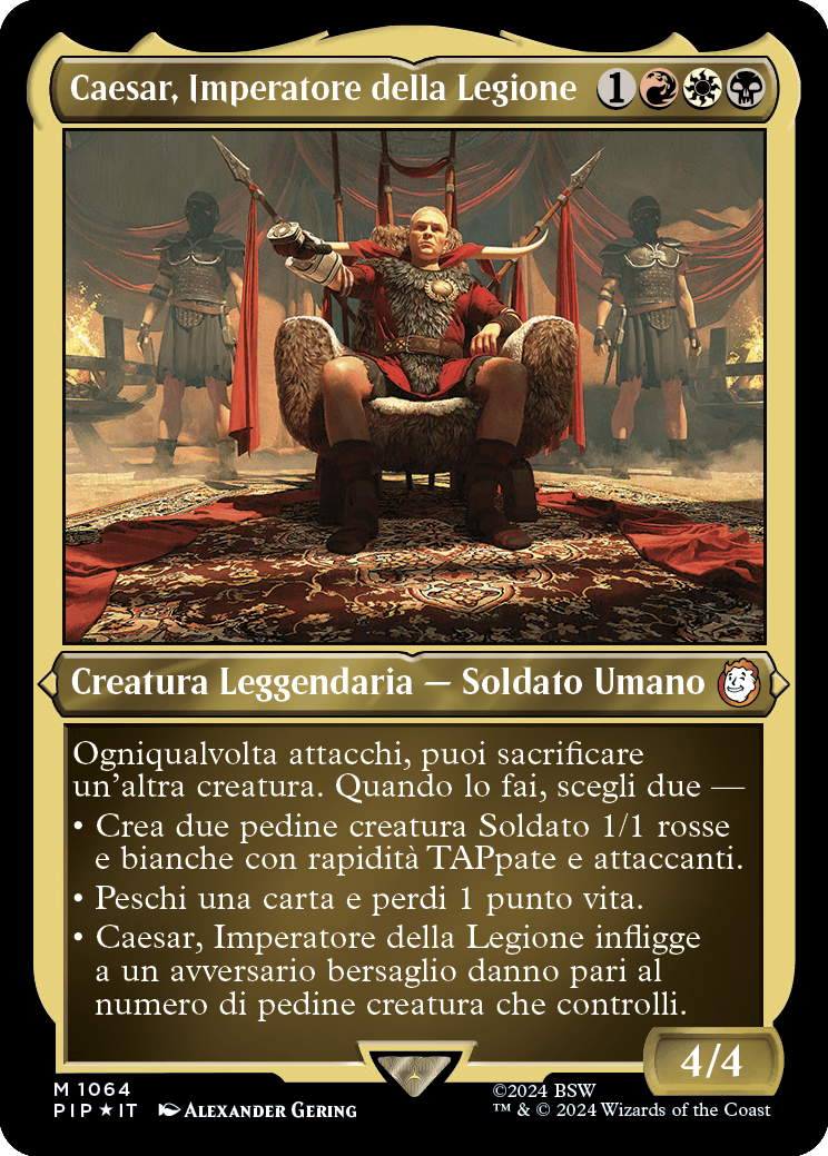 Magic: The Gathering - Fallout Universes Beyond - Commander Deck - Hail, Caesar (ENG)