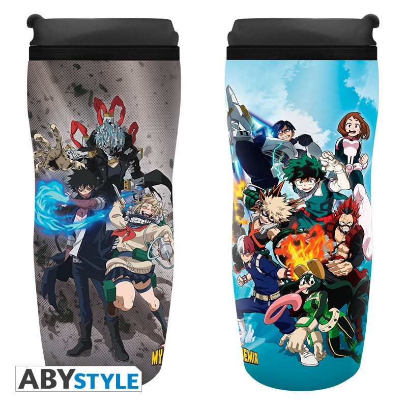 My Hero Academia Tazza Da Viaggio "Eroi Contro Cattivi" *