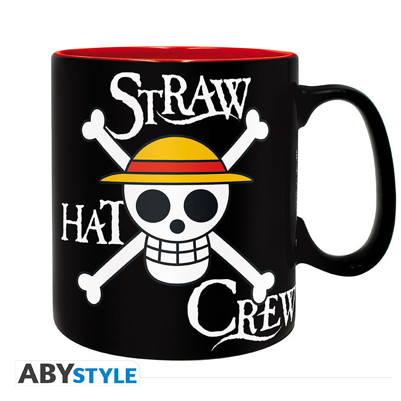 One Piece Tazza 460 Ml Luffy & Skull Scatola DI Cartone 