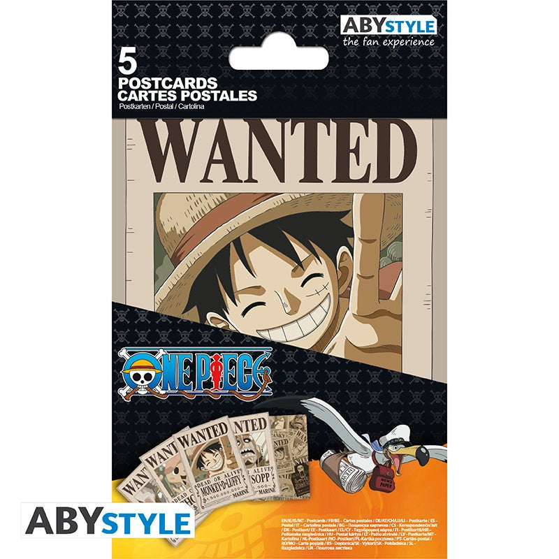 One Piece Cartoline Wanted Set 1 (14,8x10,5)
