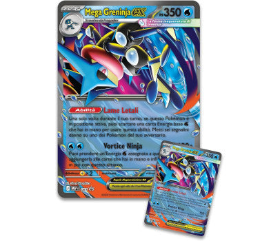 Pokémon TCG - Collezione Premium Mega Greninja‑ex (ITA)