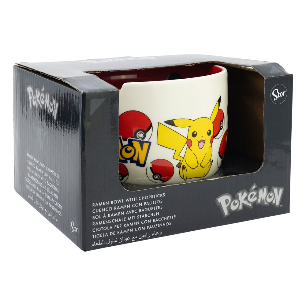 Pokémon Ciotola Ramen Con Bacchette Viso