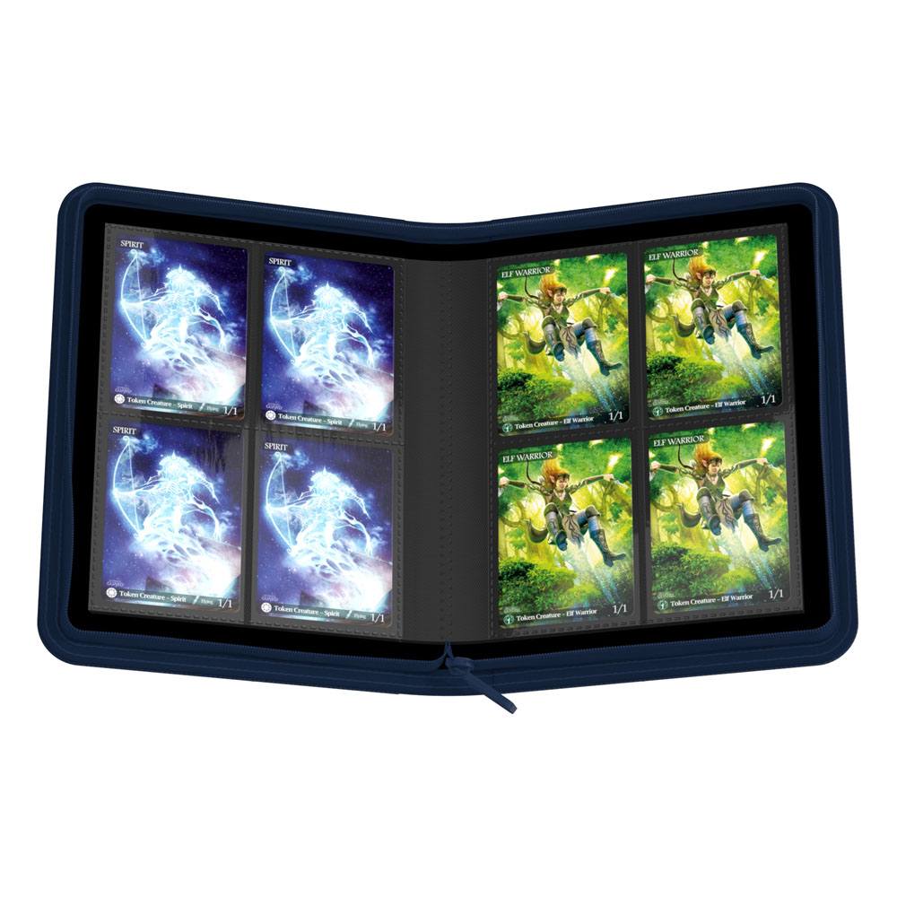 Ultimate Guard Zipfolio 160 8-Pocket Xenoskin Blu