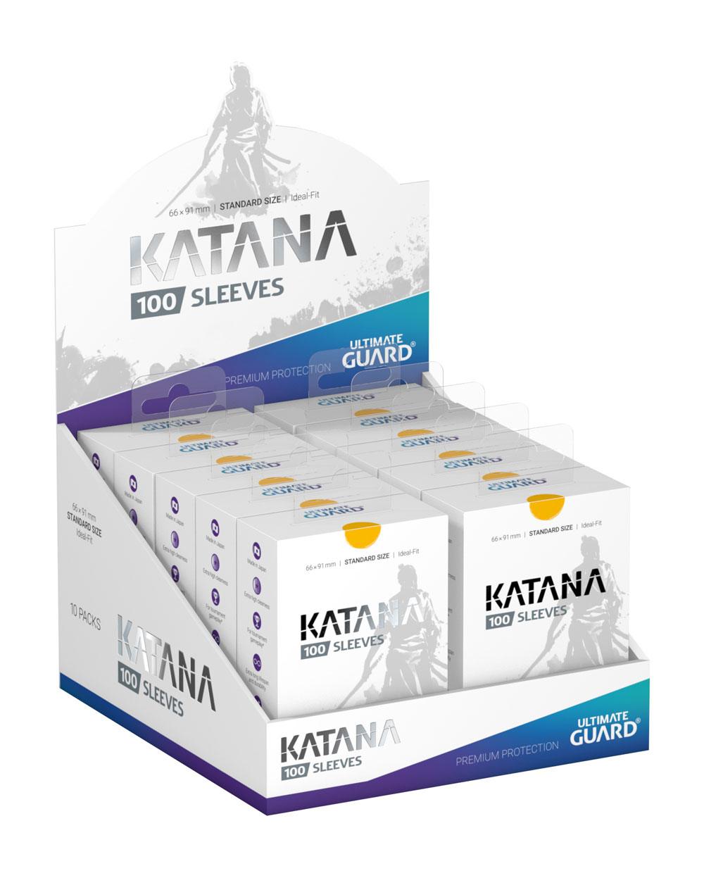 Ultimate Guard Katana Bustine Misura Standard (100) Giallo